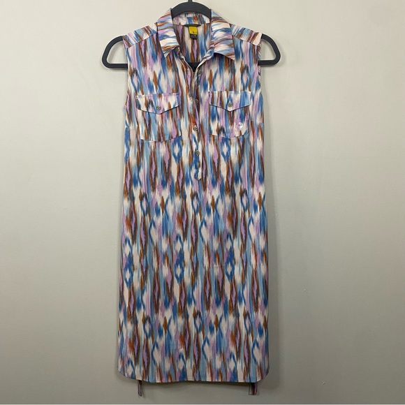 NWT Eddie Bauer Departure Sleeveless Shirt Dress in Orchid size XS - Picture 2 of 10